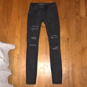 American eagle black jegging